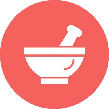 Havan vektörü ince çizgi simgesi