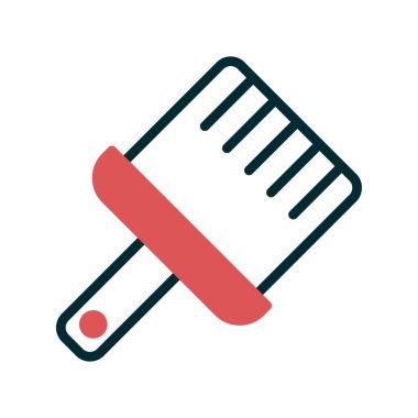 Boya fırçası simgesinin vektör illüstrasyonu