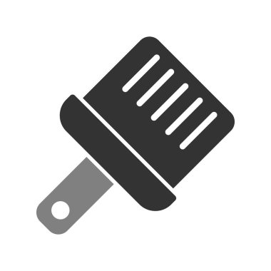 Boya fırçası simgesinin vektör illüstrasyonu