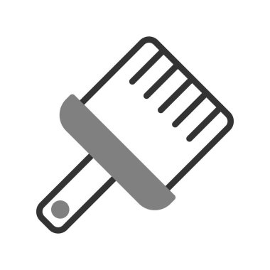 Boya fırçası simgesinin vektör illüstrasyonu