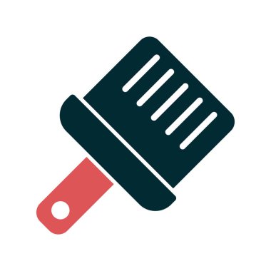 Boya fırçası simgesinin vektör illüstrasyonu