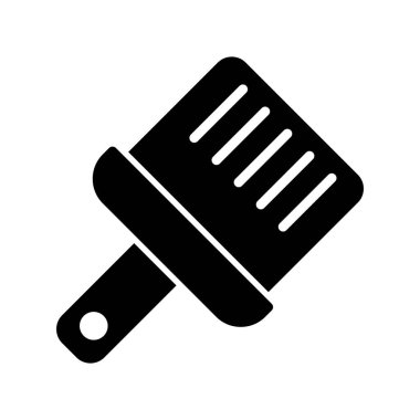 Boya fırçası simgesinin vektör illüstrasyonu