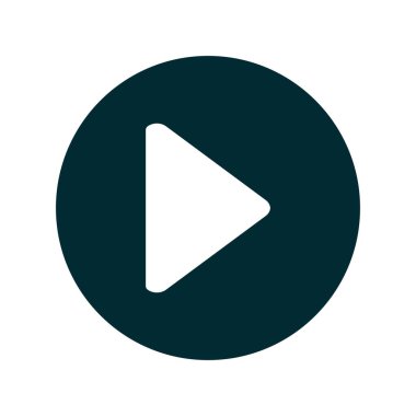 çalma düğmesi simgesi, vektör illüstrasyonu