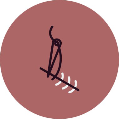 web tasarımı için özet iğne vektör çizimi sembolü