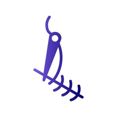 web tasarımı için özet iğne vektör çizimi sembolü