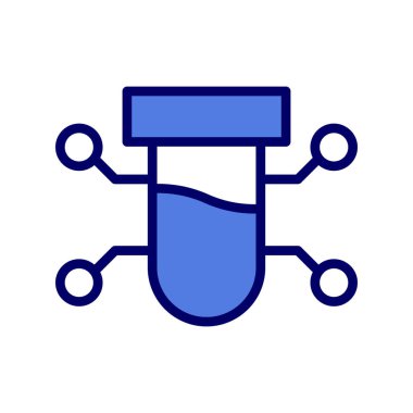 Bilim ve teknoloji konsepti ikonu. vektör illüstrasyon sembolü.