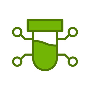 Bilim ve teknoloji konsepti ikonu. vektör illüstrasyon sembolü.