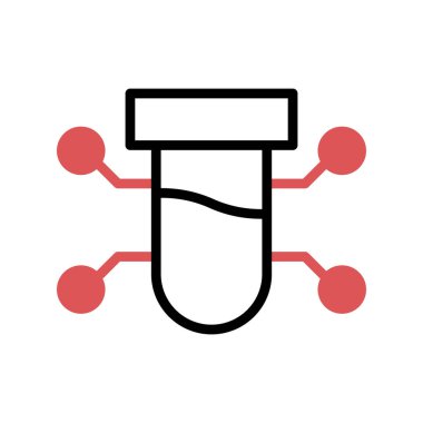 Bilim ve teknoloji konsepti ikonu. vektör illüstrasyon sembolü.