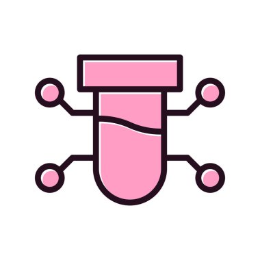 Bilim ve teknoloji konsepti ikonu. vektör illüstrasyon sembolü.