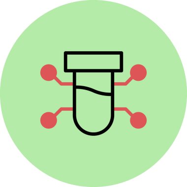 Bilim ve teknoloji konsepti ikonu. vektör illüstrasyon sembolü.