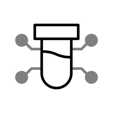 Bilim ve teknoloji konsepti ikonu. vektör illüstrasyon sembolü.