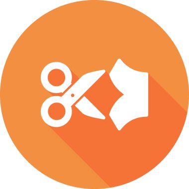 makas simgesi, vektör illüstrasyonunu kes