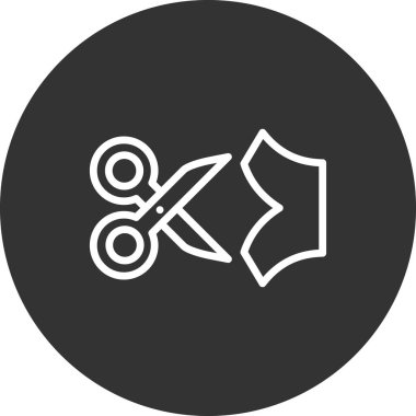 makas simgesi, vektör illüstrasyonunu kes