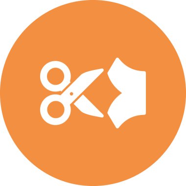 makas simgesi, vektör illüstrasyonunu kes