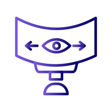 Panoramik görünüm vektör simgesi 