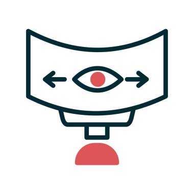 Panoramik görünüm vektör simgesi 