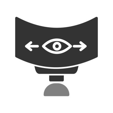 Panoramik görünüm vektör simgesi 