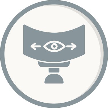 Panoramik görünüm vektör simgesi 