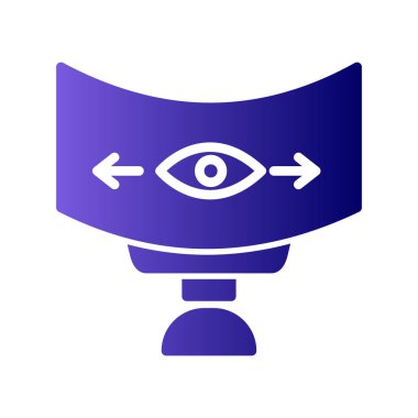 Panoramik görünüm vektör simgesi 