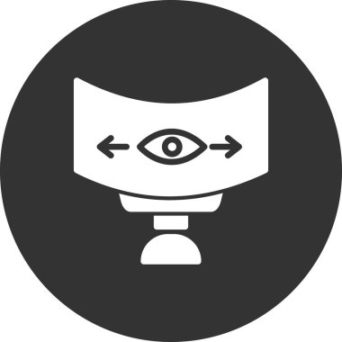 Panoramik görünüm vektör simgesi 