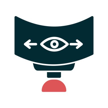 Panoramik görünüm vektör simgesi 