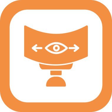 Panoramik görünüm vektör simgesi 