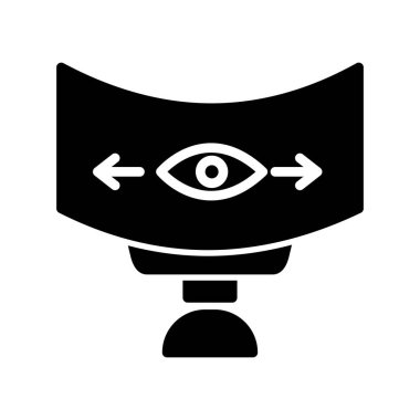 Panoramik görünüm vektör simgesi 