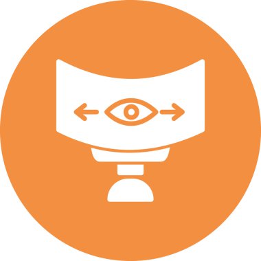 Panoramik görünüm vektör simgesi 