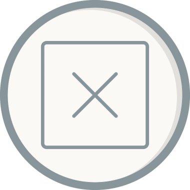 Modern vektör simgesini kaldır 