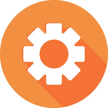 Cog simgesi, vektör illüstrasyonu ayarlanıyor