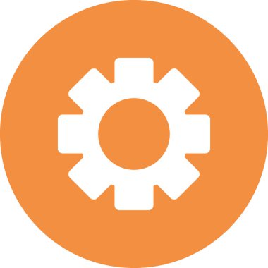 Cog simgesi, vektör illüstrasyonu ayarlanıyor