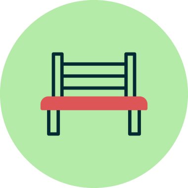 bank ikonu vektör illüstrasyonu