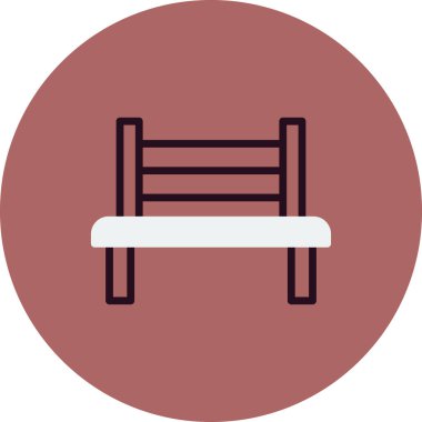 bank ikonu vektör illüstrasyonu