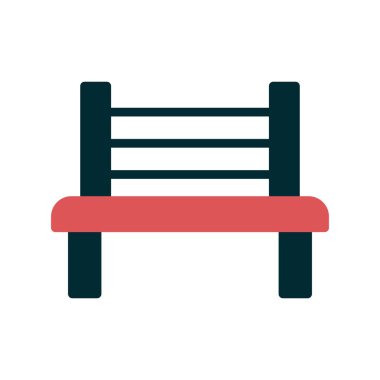 bank ikonu vektör illüstrasyonu