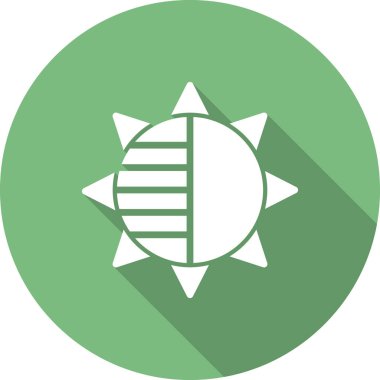 Bir yıldız simgesinin vektör illüstrasyonu