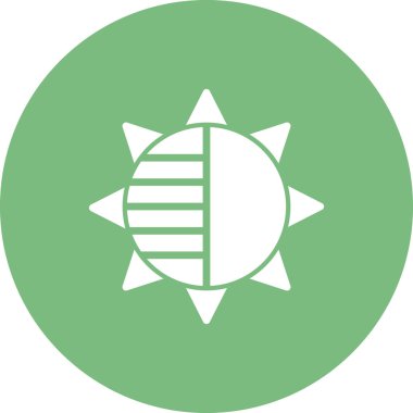 Bir yıldız simgesinin vektör illüstrasyonu