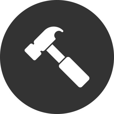 araç simgesini çekiç, illüstrasyon vektör