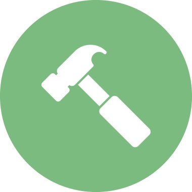 araç simgesini çekiç, illüstrasyon vektör