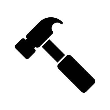 araç simgesini çekiç, illüstrasyon vektör