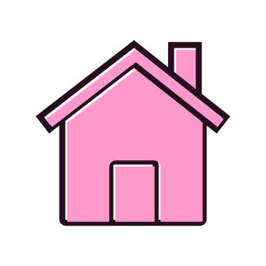 Binaların, evlerin, evlerin vektör çizimi 