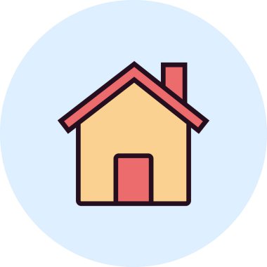 Binaların, evlerin, evlerin vektör çizimi 