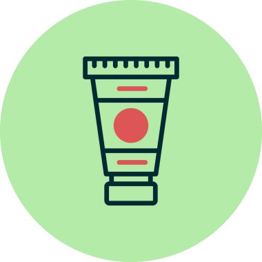 boya tüpü simgesi, vektör illüstrasyonu