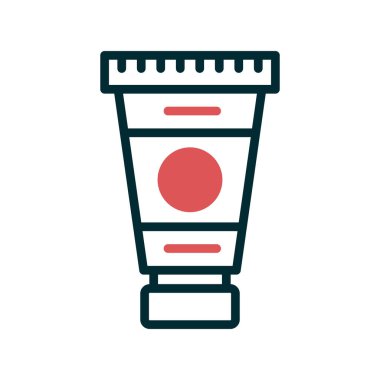 boya tüpü simgesi, vektör illüstrasyonu