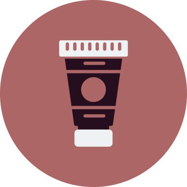 boya tüpü simgesi, vektör illüstrasyonu