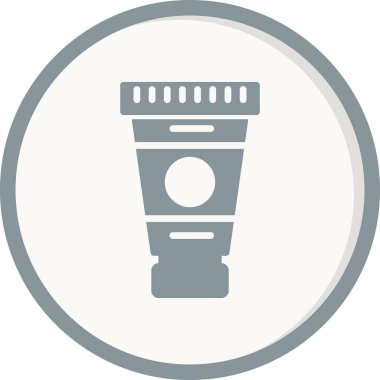 boya tüpü simgesi, vektör illüstrasyonu