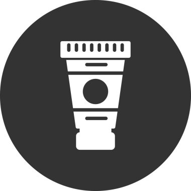 boya tüpü simgesi, vektör illüstrasyonu