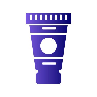 boya tüpü simgesi, vektör illüstrasyonu