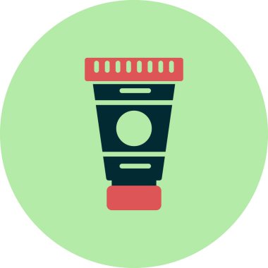 boya tüpü simgesi, vektör illüstrasyonu