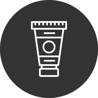 boya tüpü simgesi, vektör illüstrasyonu