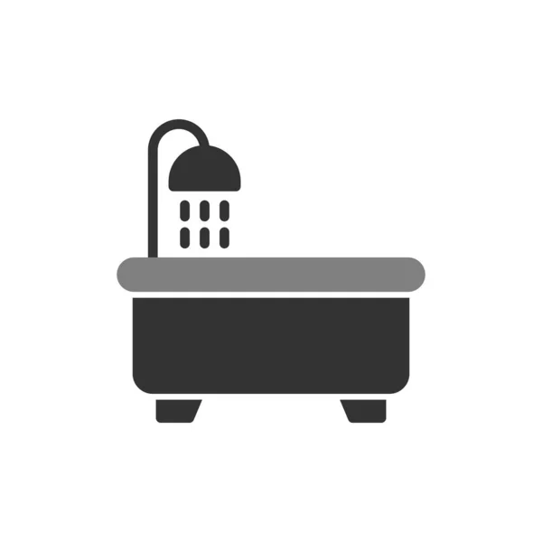 Bathtub Icon Vector Illustration — Stock Vector